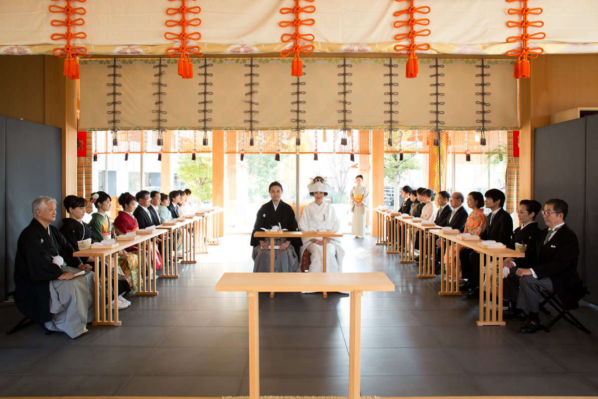 赤城神社の、神前式・披露宴